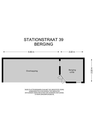 Floorplan - Stationstraat 39, 6191 BB Beek